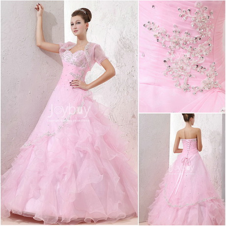 Light pink quinceanera dresses