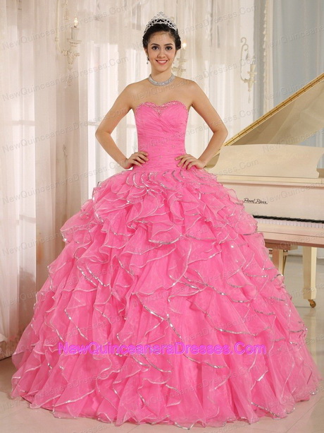 Pink quinceanera dresses