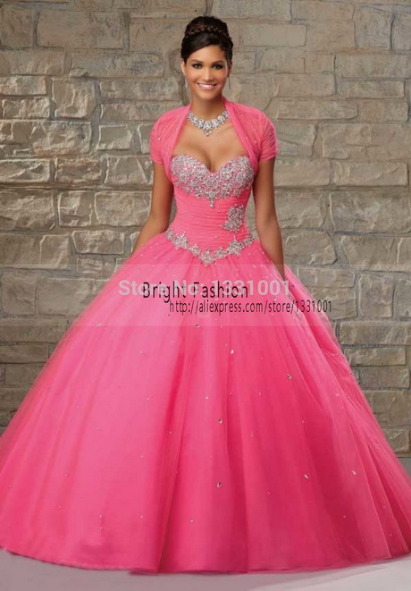 Pink quinceanera dresses