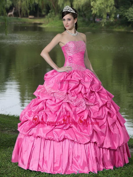 Pink quinceanera dresses