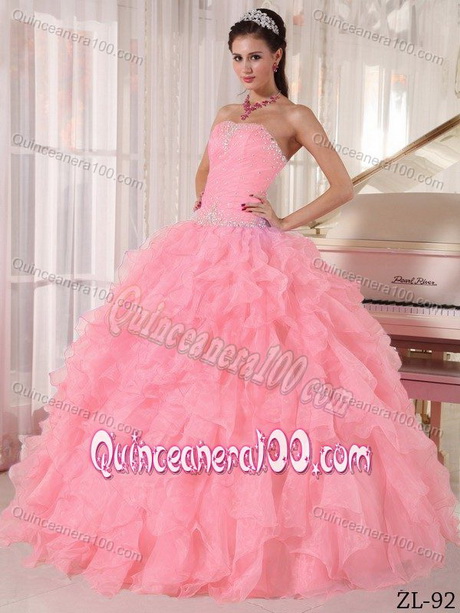 Quinceanera dresses pink