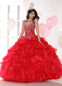 Quinceanera dresses red