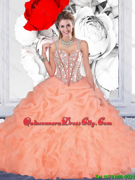 Quinceanera dresses with straps