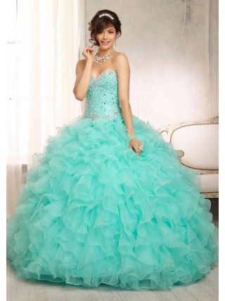 Turquoise quinceanera dresses