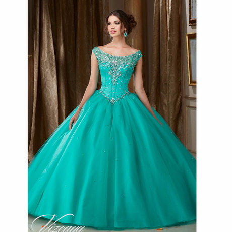 Turquoise quinceanera dresses