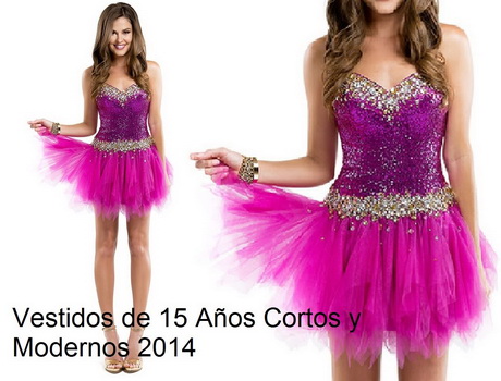 Ver vestidos cortos de 15 años