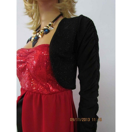 Chaqueta para vestido rojo