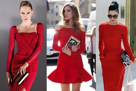 Complementos para vestido rojo corto de fiesta