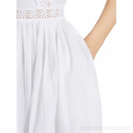 Vestido blanco algodon