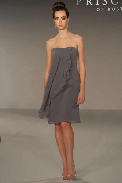 Vestido corto gris