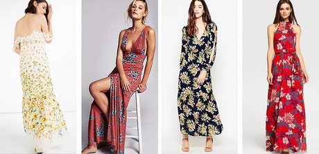 Vestido flores largo