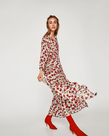 Vestido flores largo