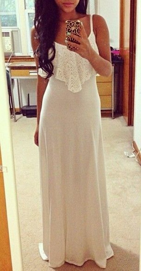 Vestido maxi blanco