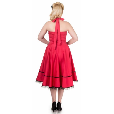 Vestido rojo con vuelo