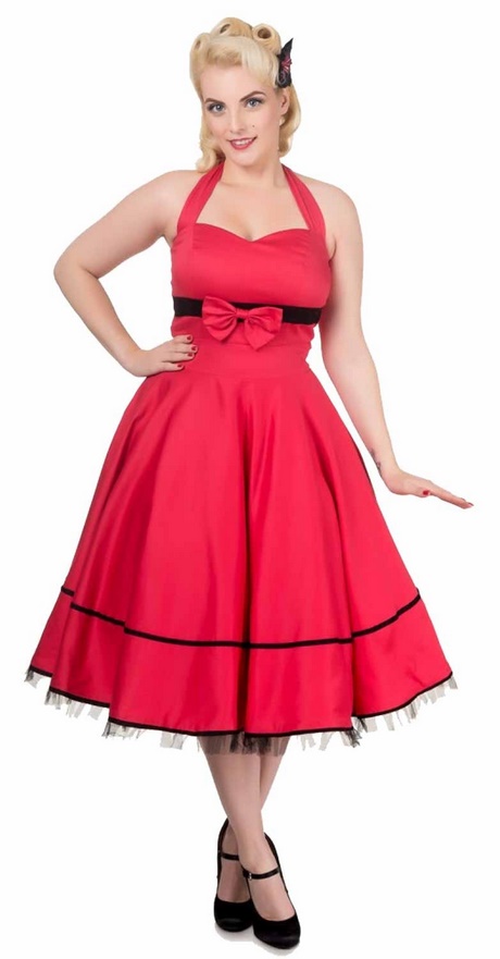 Vestido rojo con vuelo