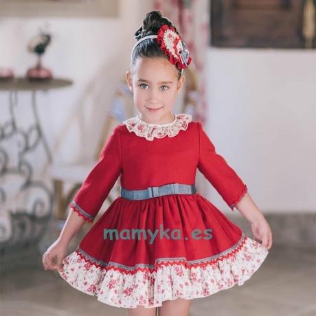 Vestido rojo flores