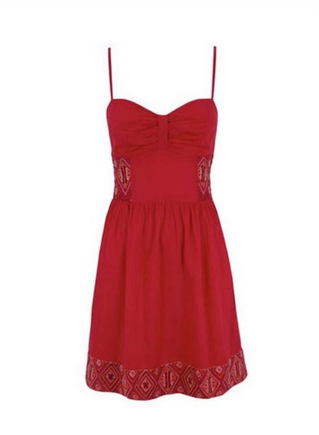 Vestido rojo informal