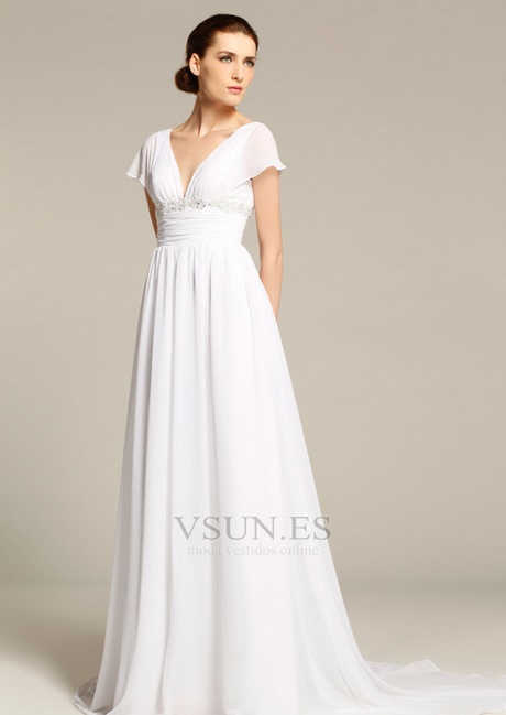 Vestido sencillo boda