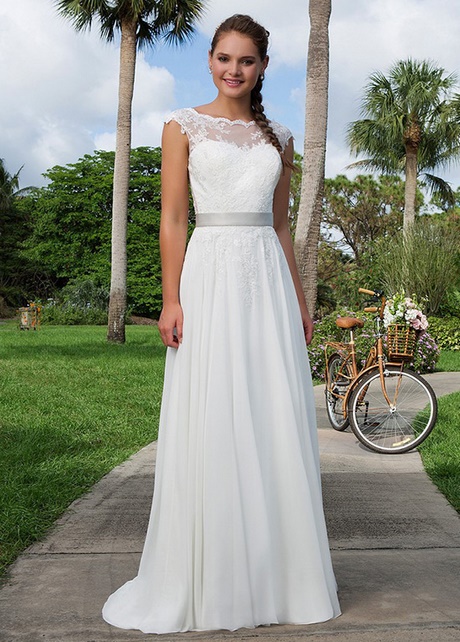 Vestido sencillo boda