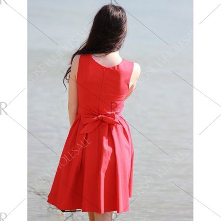 Vestido vintage rojo