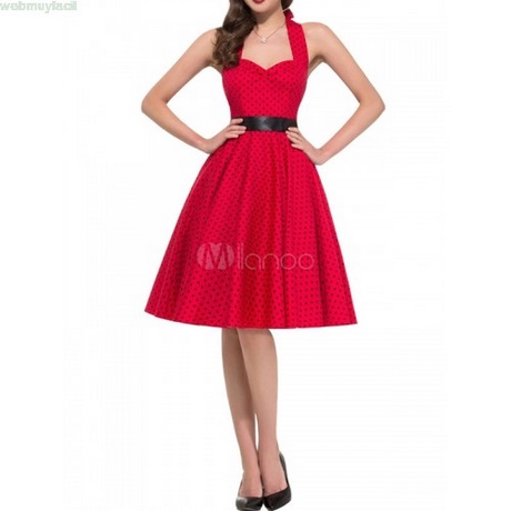 Vestido vintage rojo