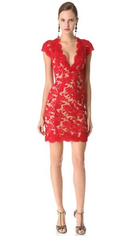 Vestidos cortos de fiesta rojos