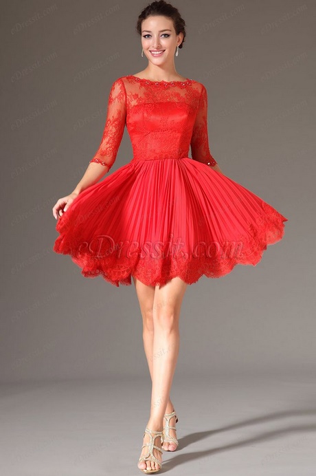 Vestidos cortos de fiesta rojos