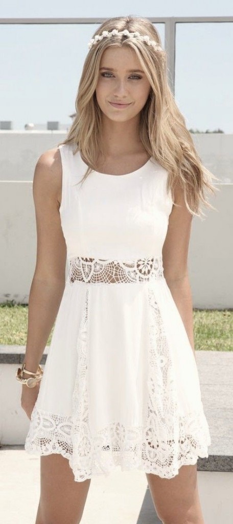 Vestidos cortos simples para fiesta