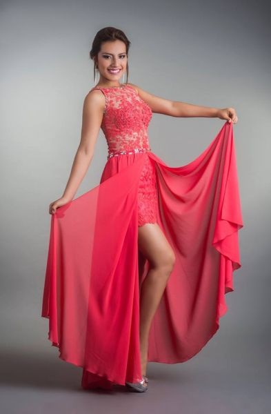 Vestidos de fiesta rojos 2017