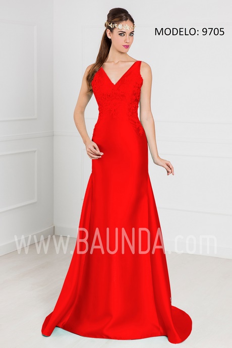 Vestidos de fiesta rojos 2017