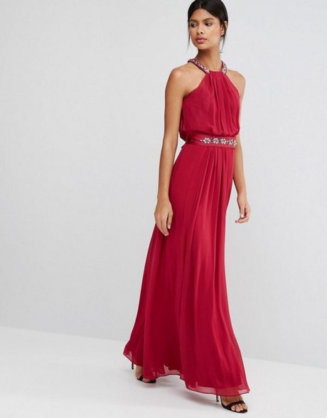 Vestidos de fiesta rojos 2017
