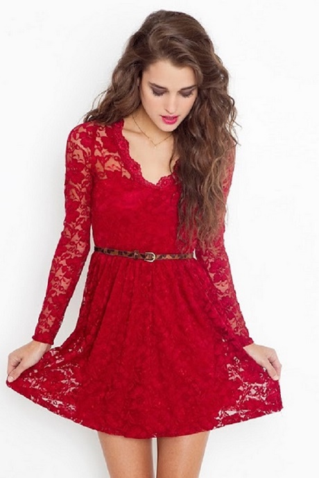 Vestidos de gala rojos cortos