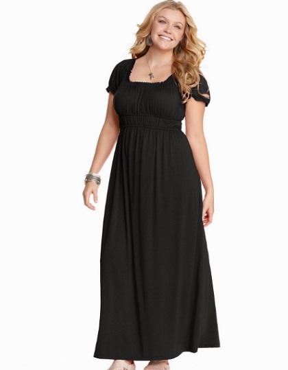 Vestidos largos pero sencillos