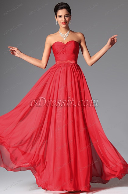 Vestidos para damas en rojo