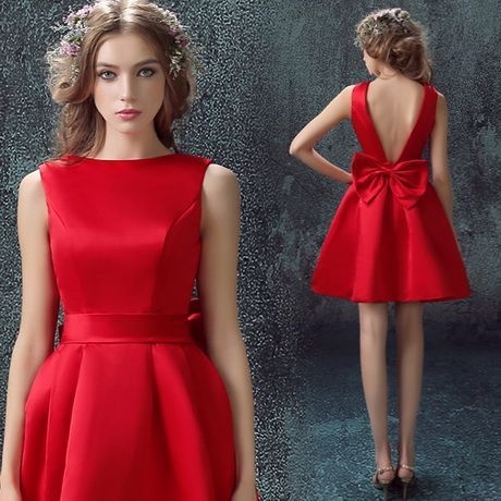 Vestidos rojos de moda 2017