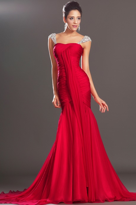 Vestidos rojos largos elegantes