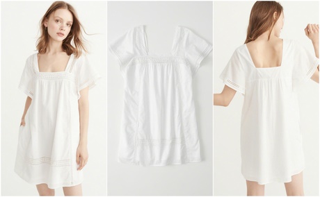 Vestidos sueltos blancos