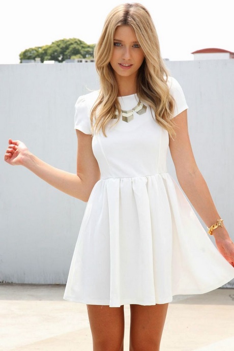 Vestidos sueltos blancos