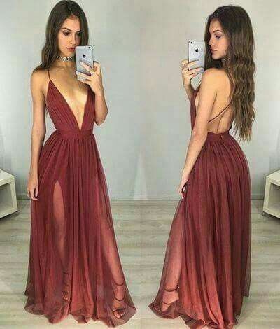 Vestidos tintos