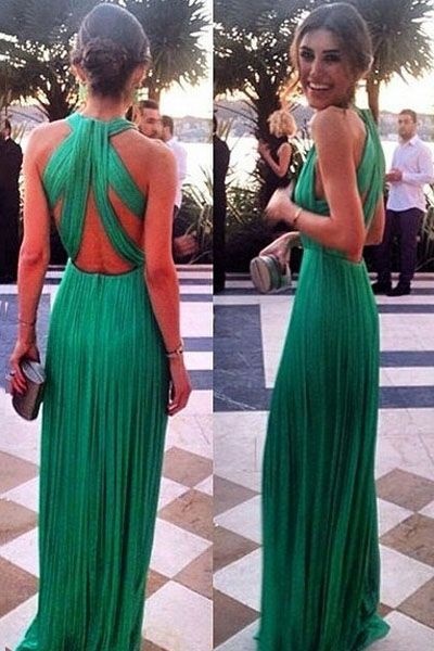Vestidos verdes largos