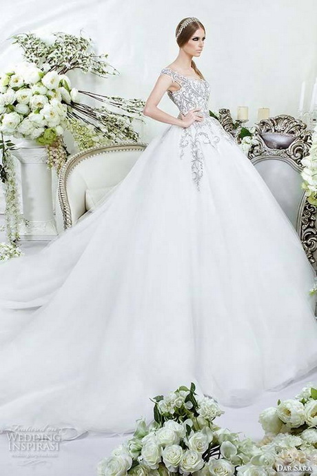 Vestidos de novia corte princesa 2017