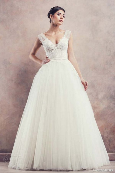 Vestidos de novia corte princesa 2017