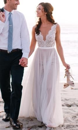 Vestidos de novia para la playa 2017