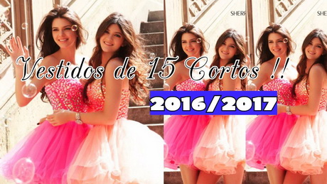 Vestidos de quince años cortos 2017