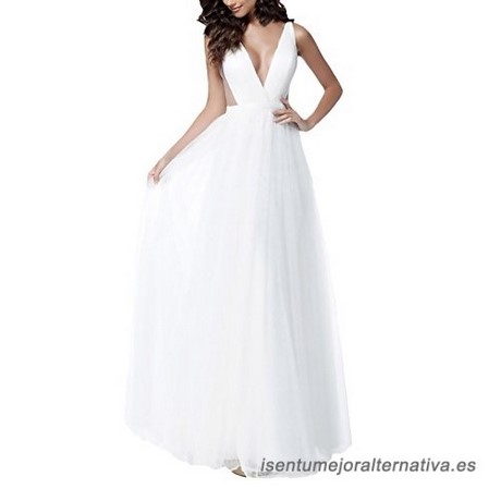 Modas de vestidos blancos elegantes