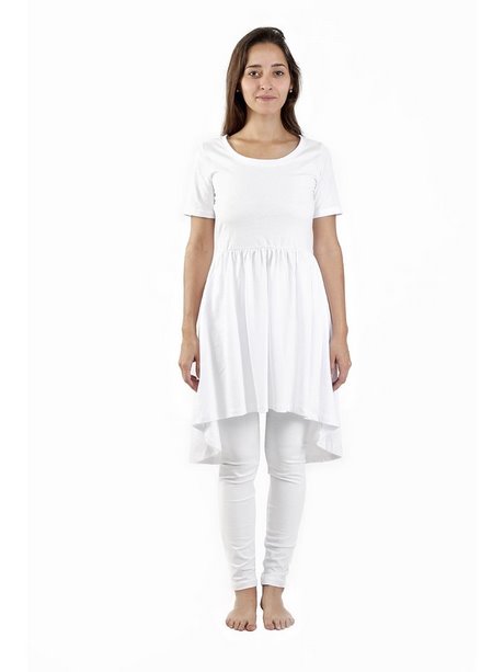 Vestido blanco de blanco