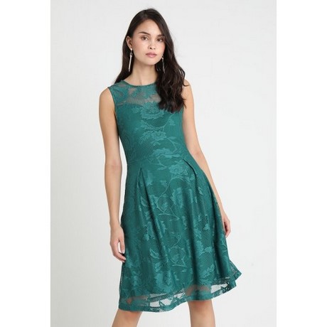 Vestido coctel verde