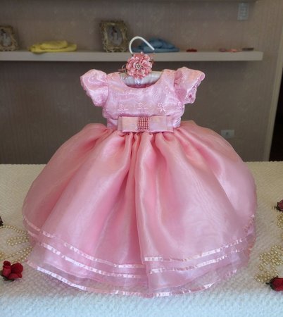 Vestido de princesa rosa