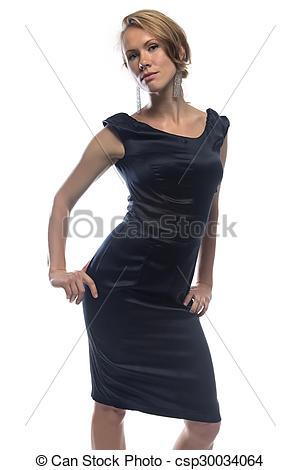 Vestido negro de cóctel