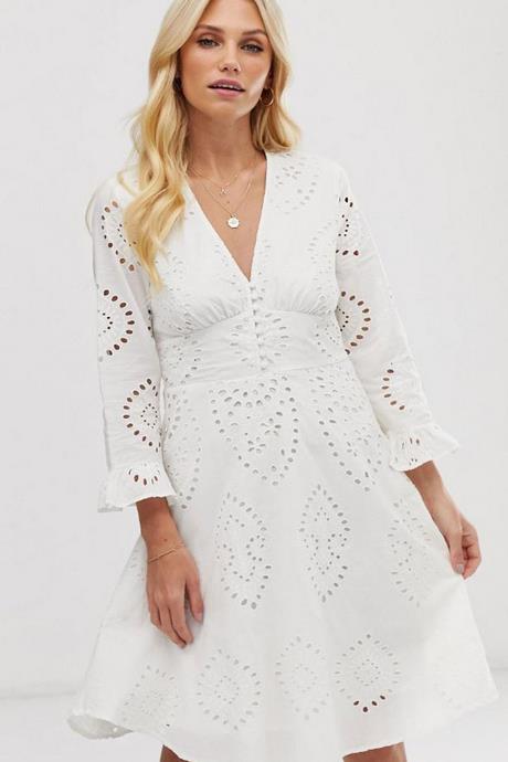 Vestidos blancos ibicencos cortos